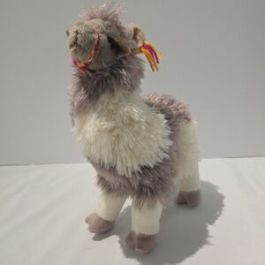 Douglas Zephyr Llama Alpaca Cuddle Toys Plush 12" Stuffed Animal Toy Eyelashes